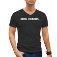 Mrs Coach Football Basketball Baseball Coach Wife Men's V-Neck T-Shirt Mrs Coach Football Basketball Baseball Coach Wife Men's V-Neck T-Shirt