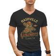 Nashville Gnawers Retro Minor League Baseball Men's V-Neck T-Shirt Nashville Gnawers Retro Minor League Baseball Men's V-Neck T-Shirt