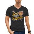 Pat's Pocket Pancakes Baseball Glove Stack Syrup Men's V-Neck T-Shirt Pat's Pocket Pancakes Baseball Glove Stack Syrup Men's V-Neck T-Shirt