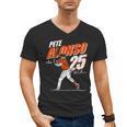 Pete Alonso Baltimore Baseball Players MLBPAL201M Men's V-Neck T-Shirt Pete Alonso Baltimore Baseball Players MLBPAL201M Men's V-Neck T-Shirt