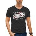Proud Mama Of A 2026 Senior Baseball Graduation Mom Men's V-Neck T-Shirt Proud Mama Of A 2026 Senior Baseball Graduation Mom Men's V-Neck T-Shirt