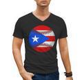Puerto Rico Baseball Flag Boricua Beisbol Fan Gear Men's V-Neck T-Shirt Puerto Rico Baseball Flag Boricua Beisbol Fan Gear Men's V-Neck T-Shirt