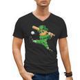 Retro Leprechaun Baseball St Patricks Day Sport Men Boy Kids Men's V-Neck T-Shirt Retro Leprechaun Baseball St Patricks Day Sport Men Boy Kids Men's V-Neck T-Shirt