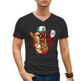 Retro Vintage Baseball Hot Dogs Men's V-Neck T-Shirt Retro Vintage Baseball Hot Dogs Men's V-Neck T-Shirt
