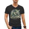 Safety Harbor Leviathans Retro Baseball Monster Men's V-Neck T-Shirt Safety Harbor Leviathans Retro Baseball Monster Men's V-Neck T-Shirt