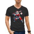 Santa Baseball Six Seven 6 7 Meme Christmas Men Boys Player Men's V-Neck T-Shirt Santa Baseball Six Seven 6 7 Meme Christmas Men Boys Player Men's V-Neck T-Shirt