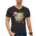 Santa Sports Ice Baseball Christmas Xmas Pajama Kid Men Boys Men's V-Neck T-Shirt Santa Sports Ice Baseball Christmas Xmas Pajama Kid Men Boys Men's V-Neck T-Shirt