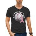 Save 2nd Base Breast Cancer Awareness Pink Ribbon Baseball Men's V-Neck T-Shirt Save 2nd Base Breast Cancer Awareness Pink Ribbon Baseball Men's V-Neck T-Shirt