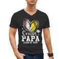 Senior Papa Class Of 2026 Baseball Softball Graduation Heart Men's V-Neck T-Shirt Senior Papa Class Of 2026 Baseball Softball Graduation Heart Men's V-Neck T-Shirt