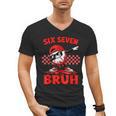 Six Seven 67 Bruh Baseball Valentine’s Day Teens Boys Kids Men's V-Neck T-Shirt