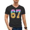 Six Seven Baseball Drip Men's V-Neck T-Shirt