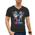 Six Seven Baseball Ice Cream Drip 6 7 Meme Gen Alpha Slang Men's V-Neck T-Shirt Six Seven Baseball Ice Cream Drip 6 7 Meme Gen Alpha Slang Men's V-Neck T-Shirt