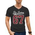 Six Seven Meme Boys Girls Kids 67 Baseball Jersey Men's V-Neck T-Shirt Six Seven Meme Boys Girls Kids 67 Baseball Jersey Men's V-Neck T-Shirt