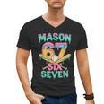 Six Seven Meme Mason Ice Cream Drip Baseball Number 67 Men's V-Neck T-Shirt