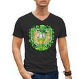 St Patrick Day Baseball Drip Ice Cream Baseball Home Plate Men's V-Neck T-Shirt St Patrick Day Baseball Drip Ice Cream Baseball Home Plate Men's V-Neck T-Shirt