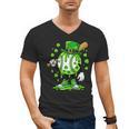 St Patricks Day Shamrock Baseball Drip Icecream Irish Boys Men's V-Neck T-Shirt St Patricks Day Shamrock Baseball Drip Icecream Irish Boys Men's V-Neck T-Shirt