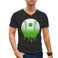 St Patricks Day Shamrock Baseball Irish Boys Kids Men Men's V-Neck T-Shirt