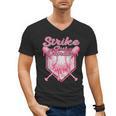 Strike Out Breast Cancer Baseball Drip For Boys Youth Men's V-Neck T-Shirt Strike Out Breast Cancer Baseball Drip For Boys Youth Men's V-Neck T-Shirt