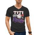 Titi Rookie Of Year 1st Birthday Baseball Theme Matching Men's V-Neck T-Shirt Titi Rookie Of Year 1st Birthday Baseball Theme Matching Men's V-Neck T-Shirt