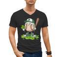 Toddler Baseball Drip Ice Cream Boys Kids St Patricks Day Men's V-Neck T-Shirt