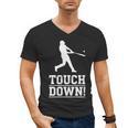 Touchdown Baseball Football Sports Men's V-Neck T-Shirt