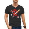 Valentine Baseball Heart Sports Love Valentines Day Boys Men's V-Neck T-Shirt Valentine Baseball Heart Sports Love Valentines Day Boys Men's V-Neck T-Shirt
