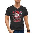 Valentines Baseball Toddler Boys Kids Dabbing Baseball Drip Men's V-Neck T-Shirt Valentines Baseball Toddler Boys Kids Dabbing Baseball Drip Men's V-Neck T-Shirt