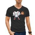 Valentines Day Baseball Ball Heart Dab Boys Kids Men Men's V-Neck T-Shirt Valentines Day Baseball Ball Heart Dab Boys Kids Men Men's V-Neck T-Shirt