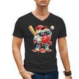 Valentines Day Heart Baseball Drip Ice Cream Boys Kids Men Men's V-Neck T-Shirt Valentines Day Heart Baseball Drip Ice Cream Boys Kids Men Men's V-Neck T-Shirt