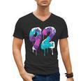 Vintage Baseball 92 Number Men's V-Neck T-Shirt Vintage Baseball 92 Number Men's V-Neck T-Shirt