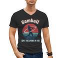 Vintage Baseball Batter Retro Sports Circle Graphic Men's V-Neck T-Shirt Vintage Baseball Batter Retro Sports Circle Graphic Men's V-Neck T-Shirt