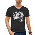 Vintage Baseball Tee Lefty Left Handed Baseball Player Men's V-Neck T-Shirt Vintage Baseball Tee Lefty Left Handed Baseball Player Men's V-Neck T-Shirt