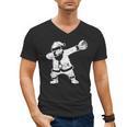 Vintage Dabbing Santa Christmas Baseball Xmas Costume Men's V-Neck T-Shirt Vintage Dabbing Santa Christmas Baseball Xmas Costume Men's V-Neck T-Shirt