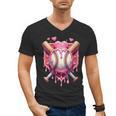 Women's Valentines Day Baseball Boys Ice Cream Drip Heart Youth Kids Men's V-Neck T-Shirt Women's Valentines Day Baseball Boys Ice Cream Drip Heart Youth Kids Men's V-Neck T-Shirt