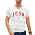 40 Year Old 1986 Classic Baseball 40th Birthday Men's V-Neck T-Shirt