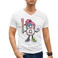 8th Birthday Baseball Ice-Cream Drip 8 Years Old Boys Girls Men's V-Neck T-Shirt 8th Birthday Baseball Ice-Cream Drip 8 Years Old Boys Girls Men's V-Neck T-Shirt