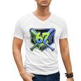 Awesome 67 Baseball Drip Effect Baseball 6-7 Meme Graphic Premium Tri-Blend Men's V-Neck T-Shirt Awesome 67 Baseball Drip Effect Baseball 6-7 Meme Graphic Premium Tri-Blend Men's V-Neck T-Shirt