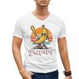 Bananas Baseball Sunset Retro Fruit Sports Boys Kids Men Premium Tri-Blend Men's V-Neck T-Shirt Bananas Baseball Sunset Retro Fruit Sports Boys Kids Men Premium Tri-Blend Men's V-Neck T-Shirt