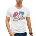 Baseball 67 Kids Ice Cream Drip Six Seven Youth Boys Men's V-Neck T-Shirt Baseball 67 Kids Ice Cream Drip Six Seven Youth Boys Men's V-Neck T-Shirt