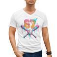 Baseball Drip 67 Six Seven Number 67 Player 67th Birthday Men's V-Neck T-Shirt