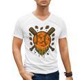 Baseball Drip Ice Cream Dripping Blaze Hunter Orange Camo Men's V-Neck T-Shirt