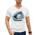 Baseball Drip Ice Cream Sprinkles Baseball Glove Premium Tri-Blend Men's V-Neck T-Shirt Baseball Drip Ice Cream Sprinkles Baseball Glove Premium Tri-Blend Men's V-Neck T-Shirt