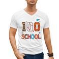 Baseball Football Basketball I Survived 100 Days Of School Men's V-Neck T-Shirt Baseball Football Basketball I Survived 100 Days Of School Men's V-Neck T-Shirt