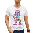 Baseball Ice Cream Drip Boys Glove Sprinkles Baseball Lover Men's V-Neck T-Shirt Baseball Ice Cream Drip Boys Glove Sprinkles Baseball Lover Men's V-Neck T-Shirt