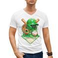 Baseball Life Style Ice Cream Drip Green Premium Tri-Blend Men's V-Neck T-Shirt Baseball Life Style Ice Cream Drip Green Premium Tri-Blend Men's V-Neck T-Shirt