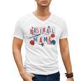 Baseball Mama Mom Mother Vintage Game Day Men's V-Neck T-Shirt Baseball Mama Mom Mother Vintage Game Day Men's V-Neck T-Shirt