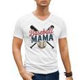 Baseball Mama Squad Proud Sports Mom Game Day Men's V-Neck T-Shirt