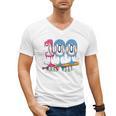 Baseball Player 100 Days Of School Sports Ice Cream Drip Premium Tri-Blend Men's V-Neck T-Shirt Baseball Player 100 Days Of School Sports Ice Cream Drip Premium Tri-Blend Men's V-Neck T-Shirt
