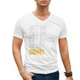 Baseball Player Get Up Get Outta Here Gone Home Run Men's V-Neck T-Shirt