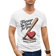 Baseball Valentine Forever On Deck For You Tee Men's V-Neck T-Shirt Baseball Valentine Forever On Deck For You Tee Men's V-Neck T-Shirt